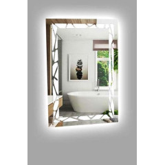Oglinda cu iluminare LED LM Cosmic Ripple 500×700mm