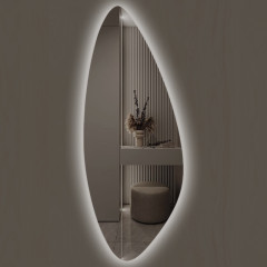 Oglinda figurata cu iluminare LED LM Frosted Lens 500×1000mm