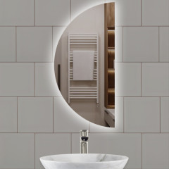 Oglinda figurata cu iluminare LED LM Twilight Glow 400×800mm