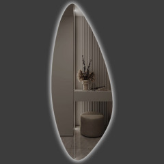 Oglinda figurata cu iluminare LED LM Frosted Lens 500×1400mm