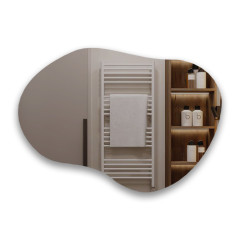 Oglinda figurata cu iluminare LED LM Whisper Flare 1200×800mm